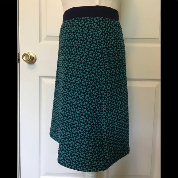 Le Lis Blue/Green Stretchy Skirt - Picture 3 of 4